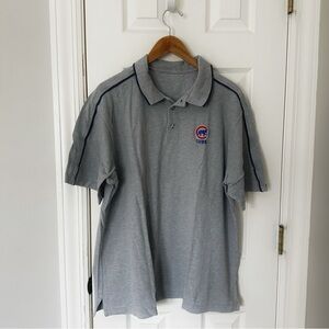 MLB Chicago Cubs grey polo shirt, size XXL